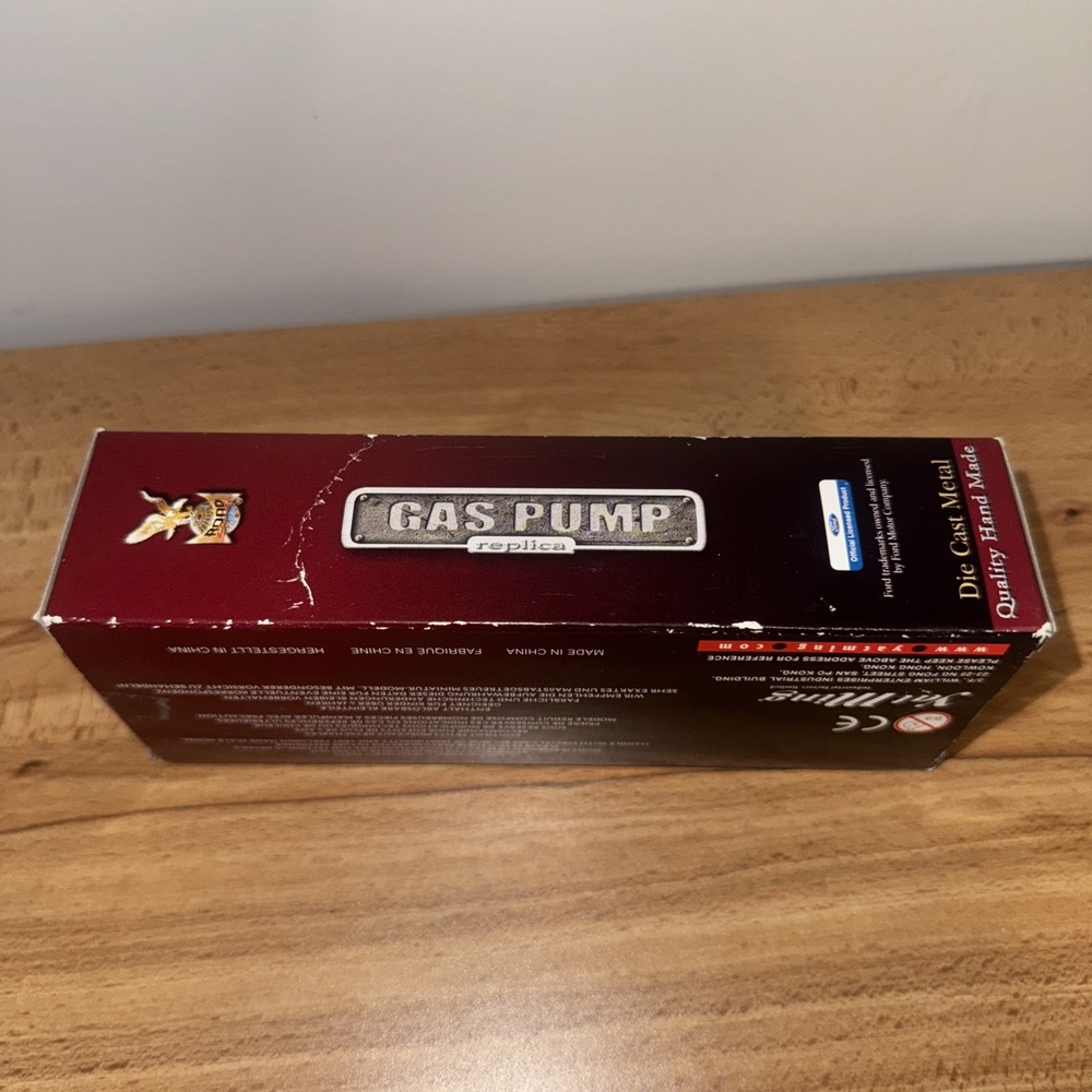 "OLDSMOBILE SERVICE" VINTAGE CYLINDER GAS PUMP REPLICA 1/18 ROAD SIGNATURE 98600 - Picture 4 of 4